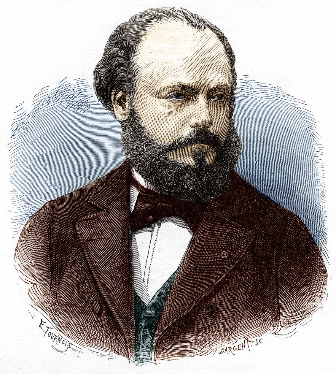صورة لمارسيل ديبريز (1843-1918) ، مهندس وعالم فيزيائي فرنسي. بواسطة فنان غير معروف