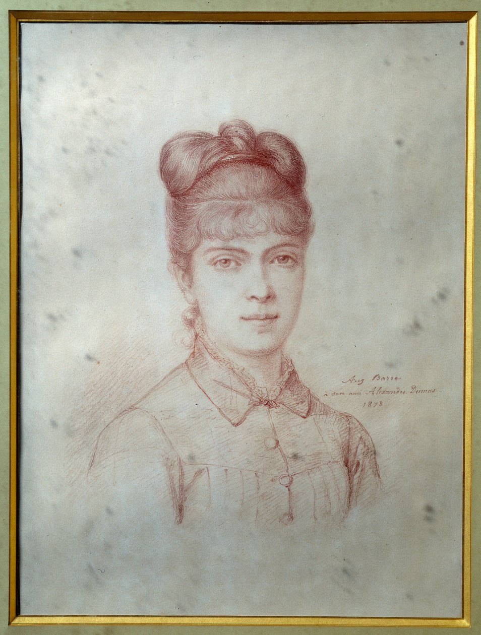 صورة لماري ألكسندرين هنرييت دوماس ديفي دي لا بايتيري ديت كوليت (1860-1907) ، ابنة ألكسندر دوماس جونيور (1824-1895) "رسم مجهول. 1878 فيليرز كوترتس. متحف الكسندر دوما بواسطة فنان غير معروف