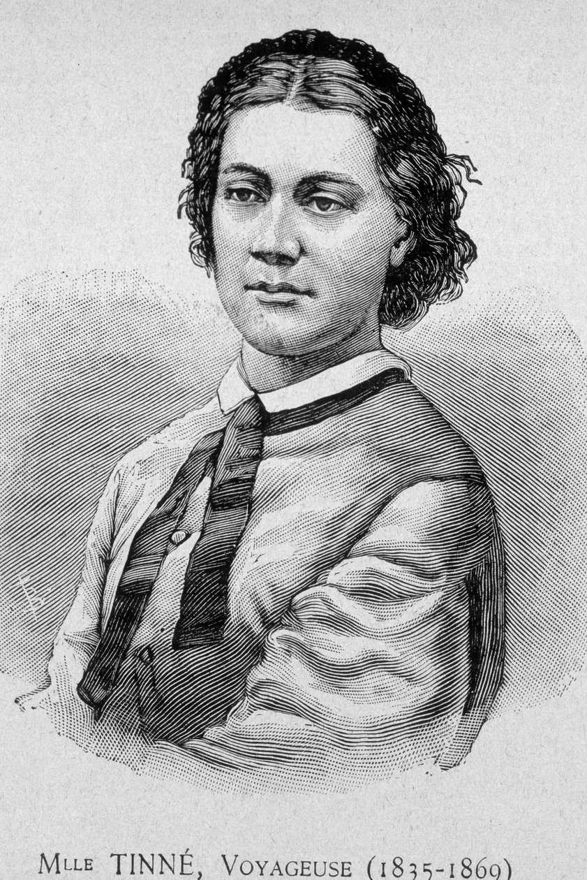 صورة لملكة جمال تيني ، مسافرة (1835 - 1869) - جراف. القرن ال 19 بواسطة فنان غير معروف