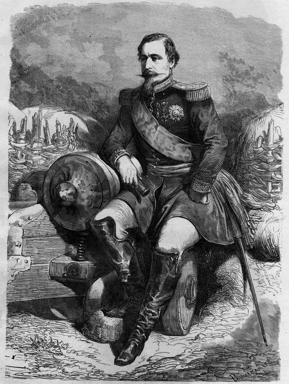 صورة لنابليون الثالث (1808-1873) ، إمبراطور الفرنسيين. بواسطة فنان غير معروف