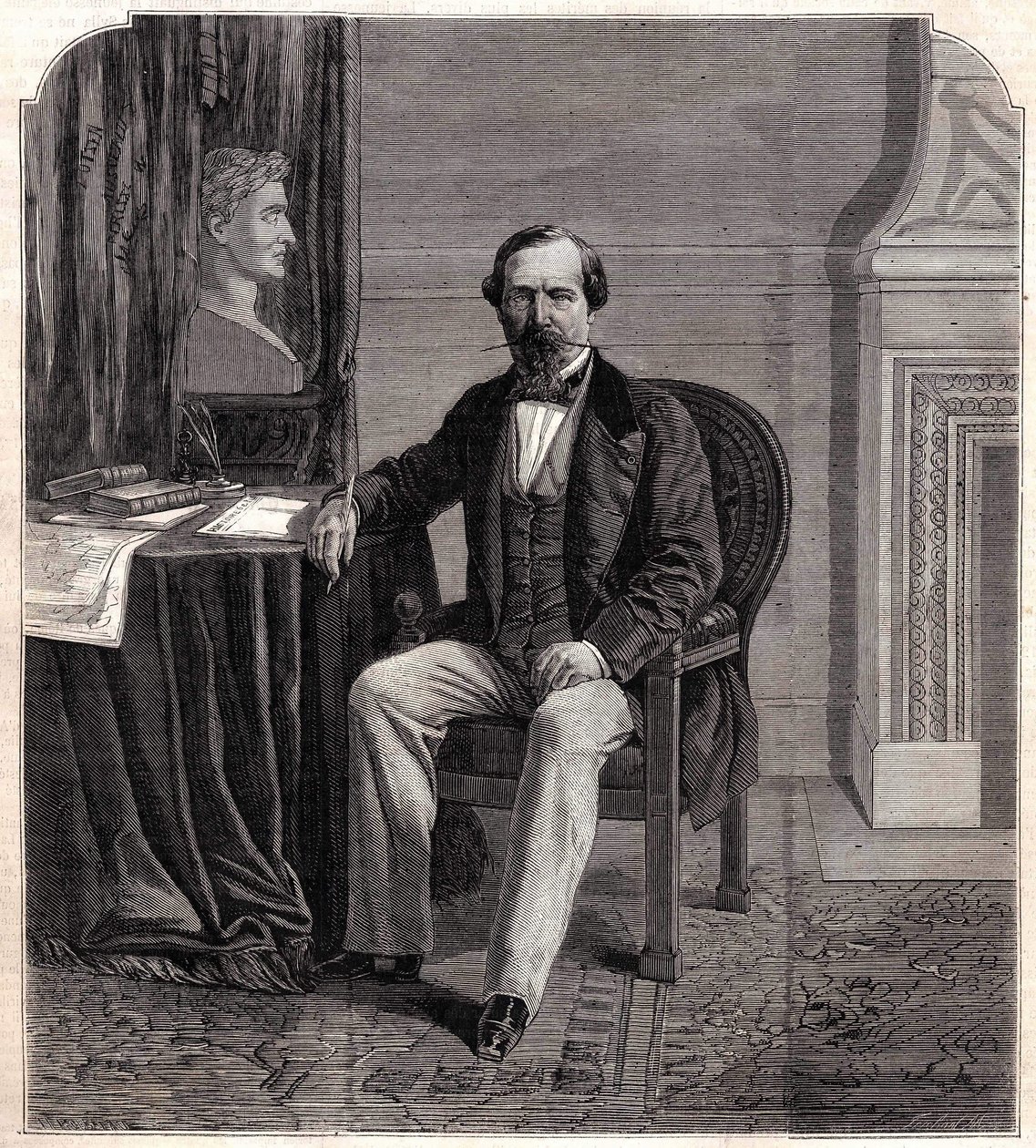 صورة لنابليون الثالث (1808-1873) بواسطة فنان غير معروف