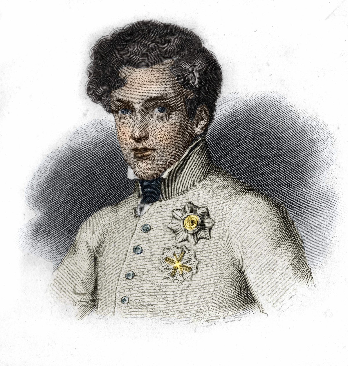 صورة لنابليون الثاني ، ابن نابليون الأول ، دوق رايششتات (1811-1832) بواسطة فنان غير معروف