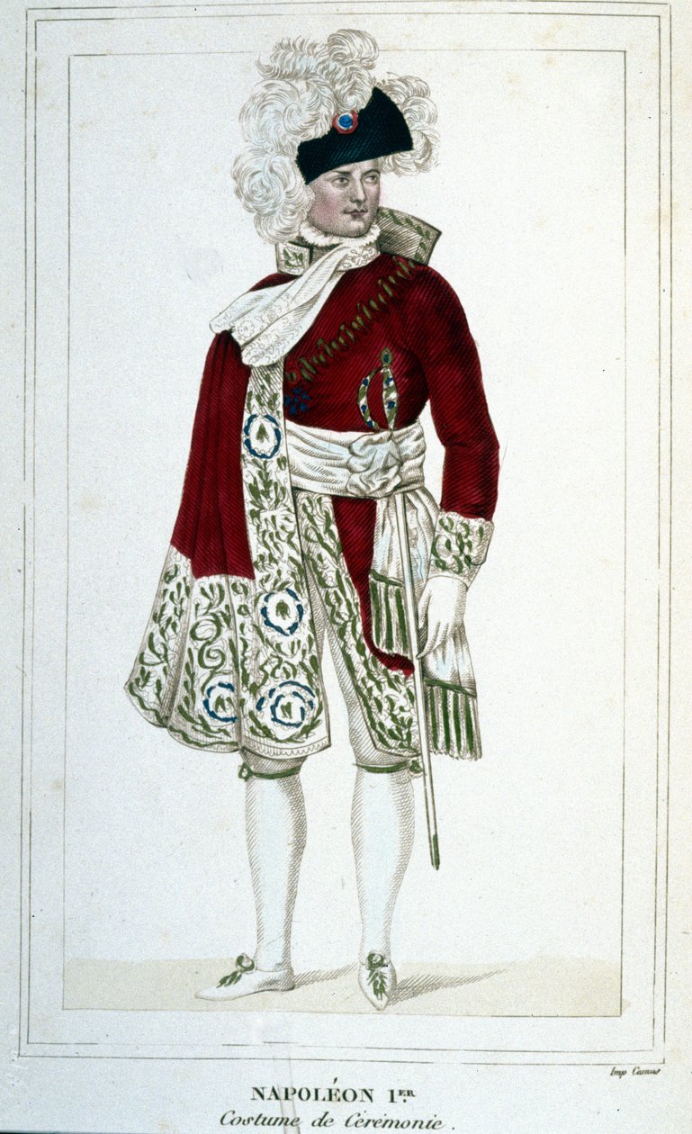 صورة لنابليون الأول (1769 - 1821) بزي احتفالي. بواسطة فنان غير معروف