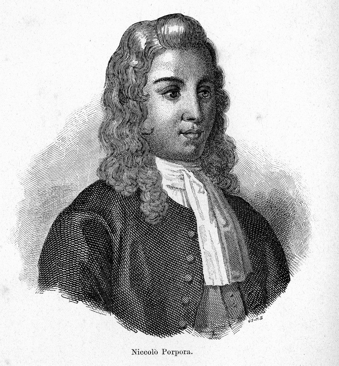 صورة لنيكولا بوربورا (1686 - 1768) الملحن الإيطالي. بواسطة فنان غير معروف