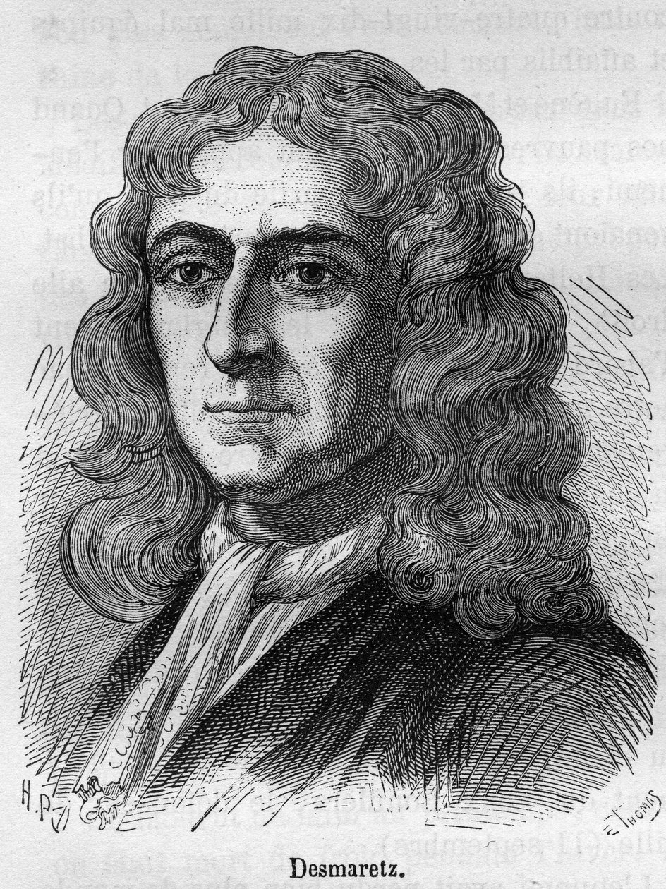 صورة لنيكولا ديسماريتس أو ديسماريتز ، رب Maillebois وابن شقيق كولبير. 1648-1721 بواسطة فنان غير معروف