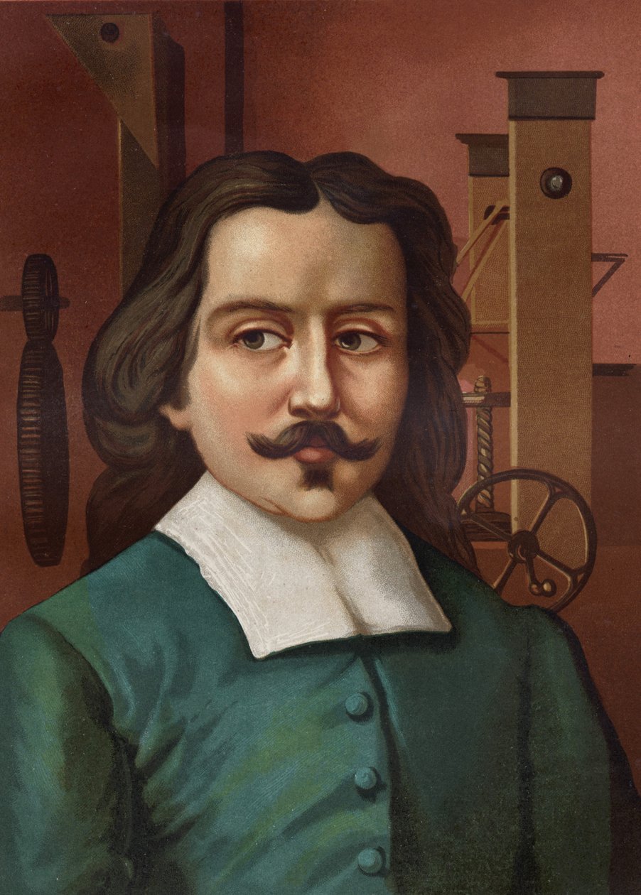 صورة لأوتو فون جويريك (Otto de Guericke بواسطة فنان غير معروف