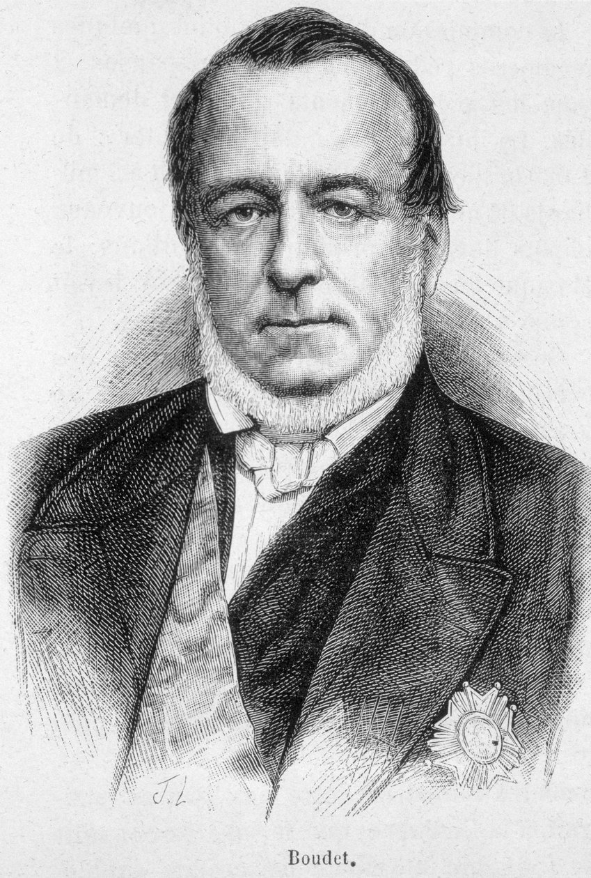 صورة لبول بوديه (1800-1877) ، سياسي فرنسي. بواسطة فنان غير معروف