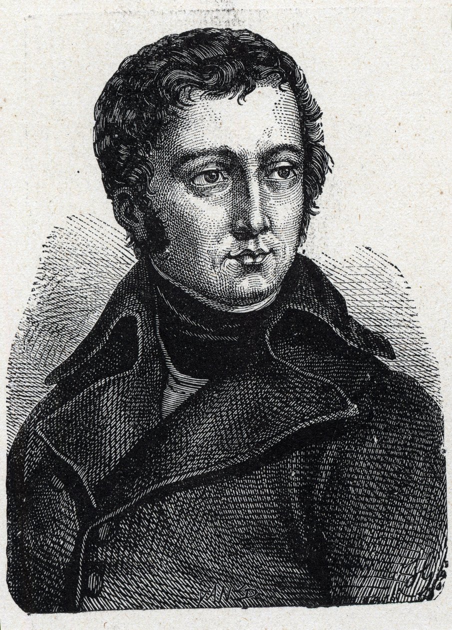 صورة لبول جرينير (1768-1827) قائد الثورة الفرنسية. بواسطة فنان غير معروف