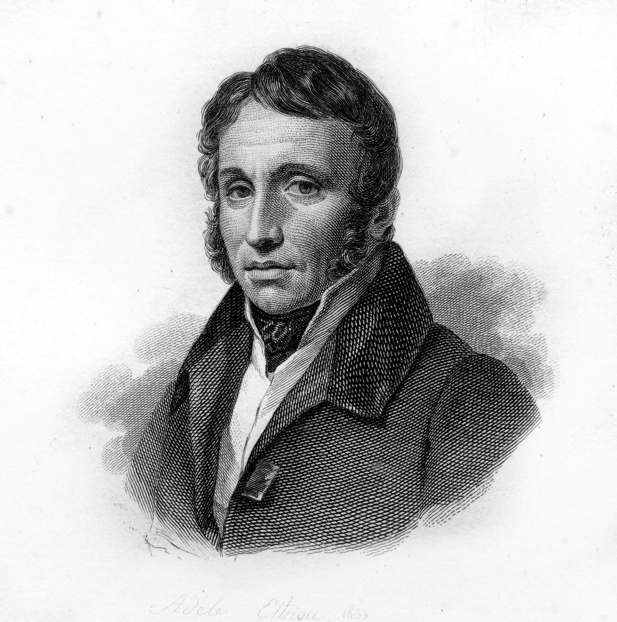 صورة بول لويس كوريير ، كاتب المنشور الفرنسي وكاتب الرسالة (1772-1825) ، نقش من القرن التاسع عشر بواسطة فنان غير معروف