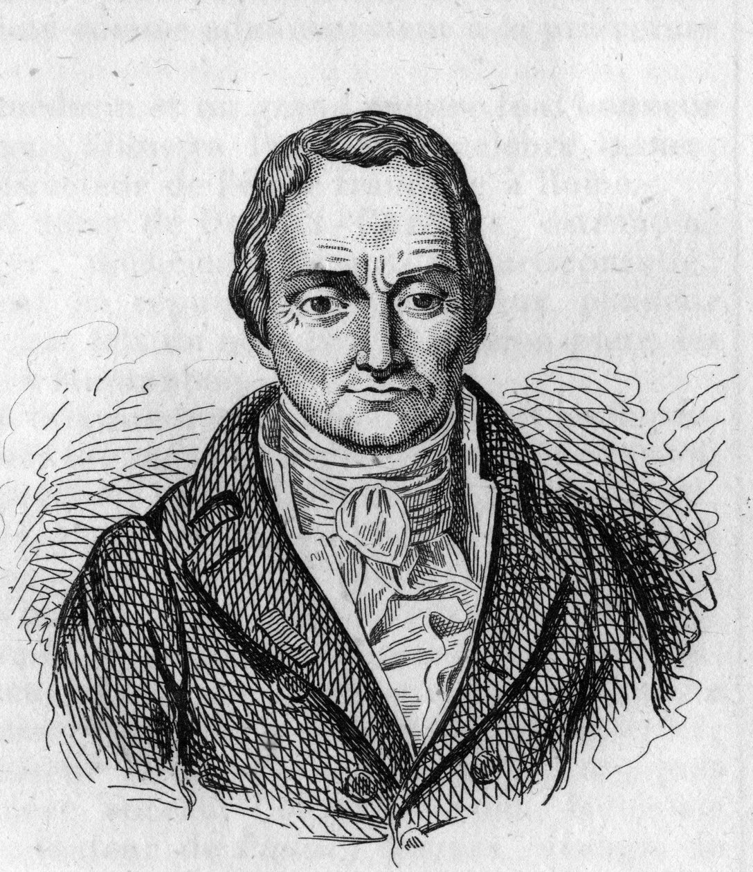 صورة لفيليب بينيل (1745 - 1826) طبيب فرنسي. بواسطة فنان غير معروف