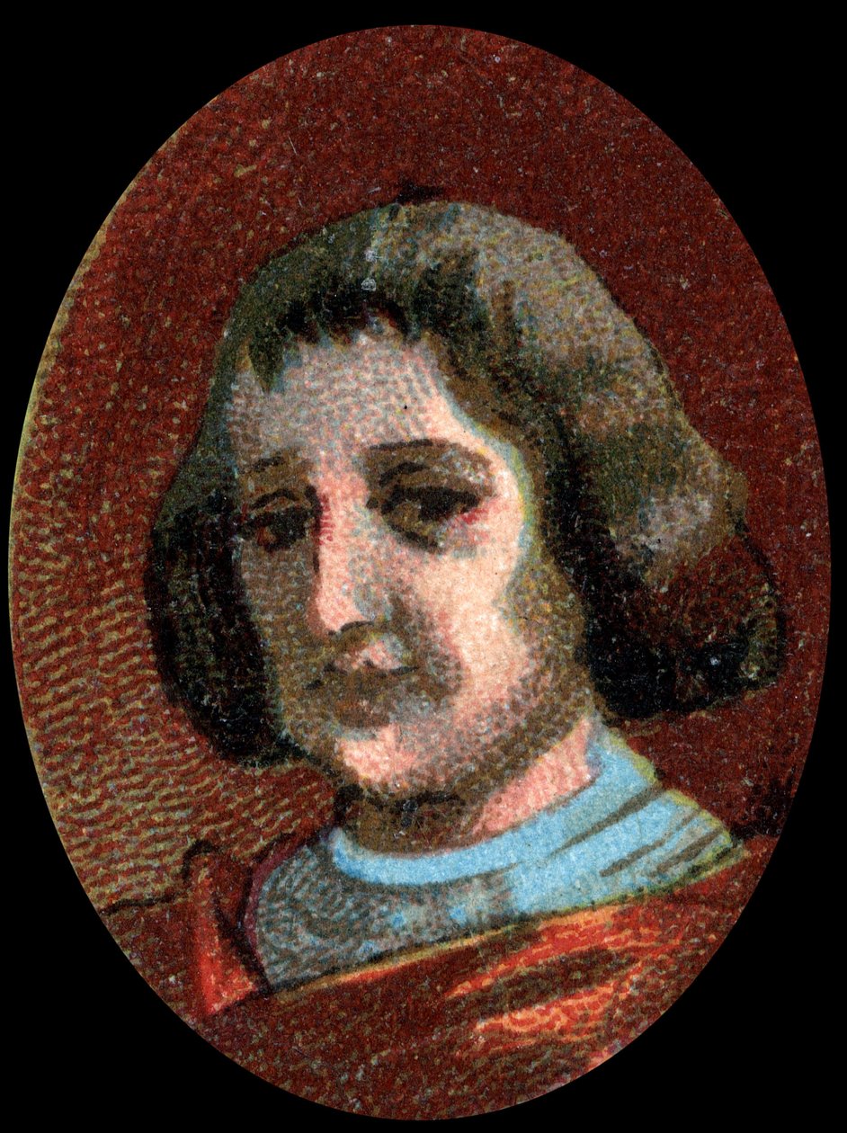 صورة فيليب دي كومينيس (Comynes or Comines) (1447-1511) ، كاتب عمود فرنسي. بواسطة فنان غير معروف