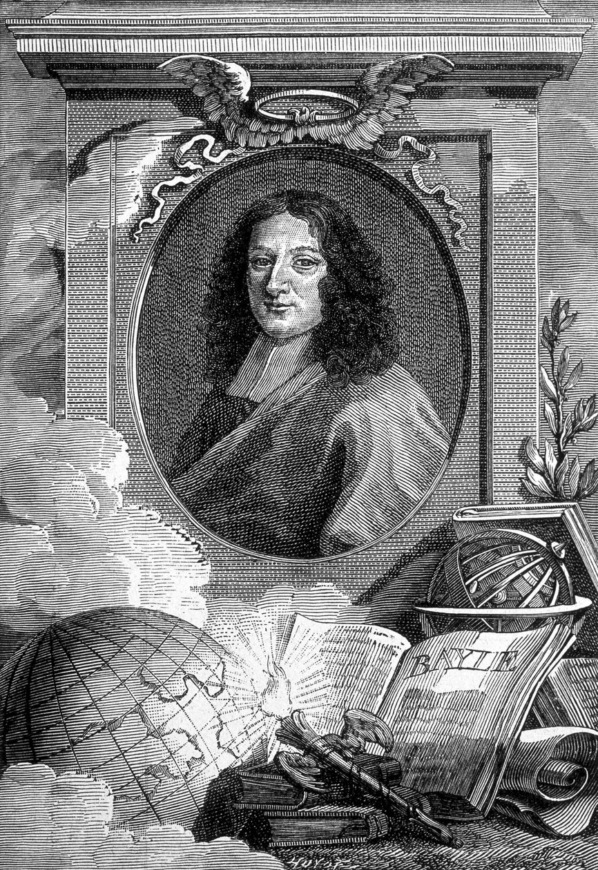 صورة للكاتب والفيلسوف الفرنسي بيير بايل (1647 - 1706). بواسطة فنان غير معروف