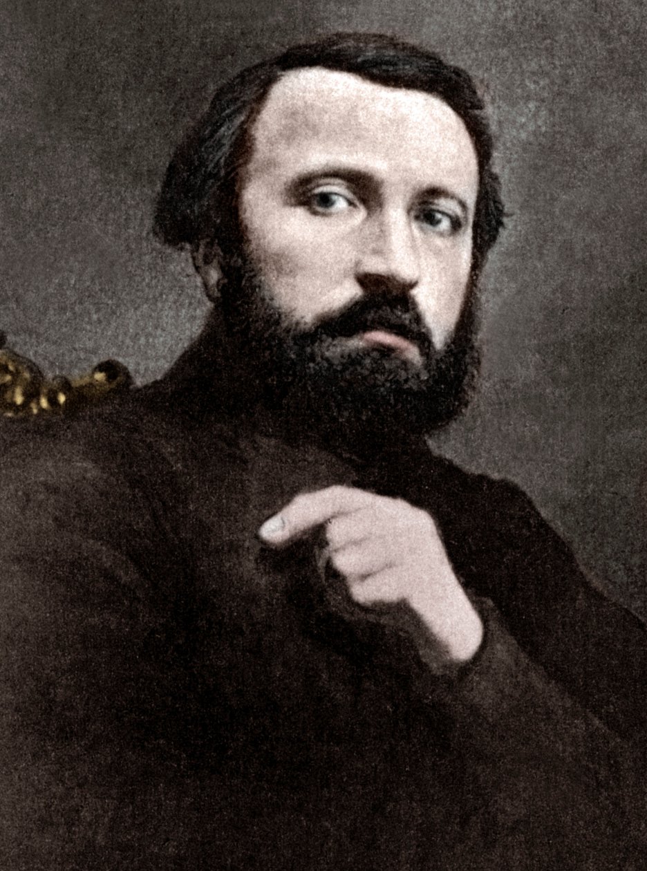 صورة بيير لاروس (1817-1875) بواسطة فنان غير معروف