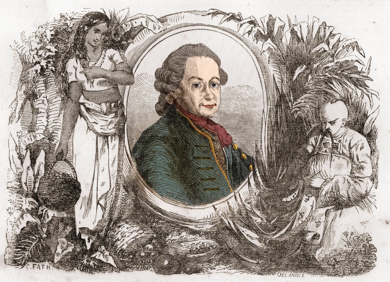 صورة بيير بويفر (1719-1786) ، المسؤول الاستعماري الفرنسي والمهندس الزراعي. بواسطة فنان غير معروف