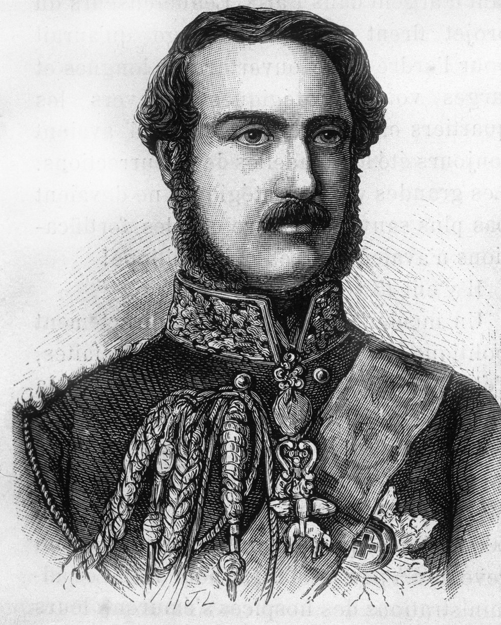 صورة للأمير ألبرت ، أمير إنجلترا وأيرلندا (1819-1861). بواسطة فنان غير معروف