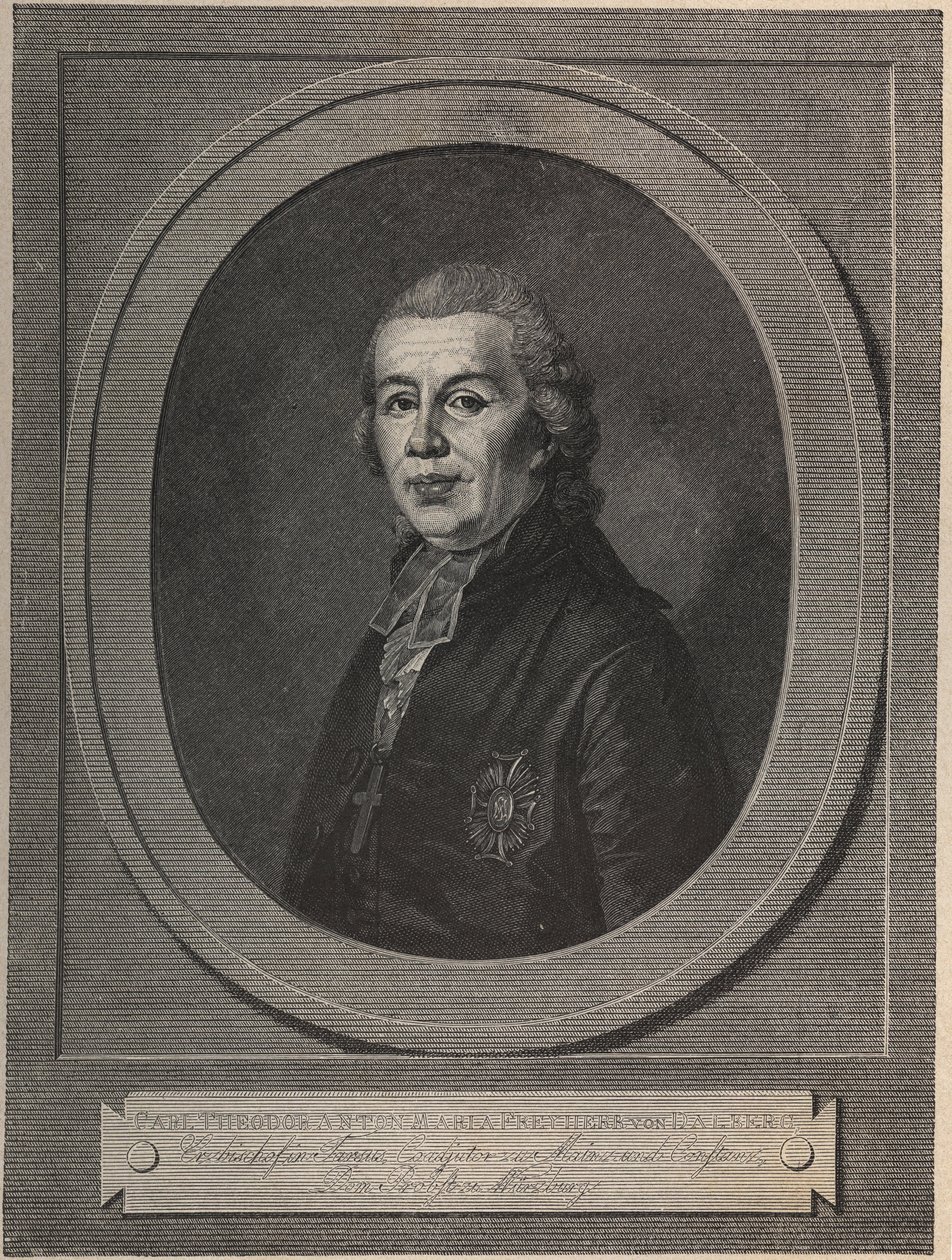 صورة للأمير كارل تيودور فون دالبرغ (1744-1817) ، رئيس الأساقفة ورجل الدولة والكاتب والفيلسوف بواسطة فنان غير معروف