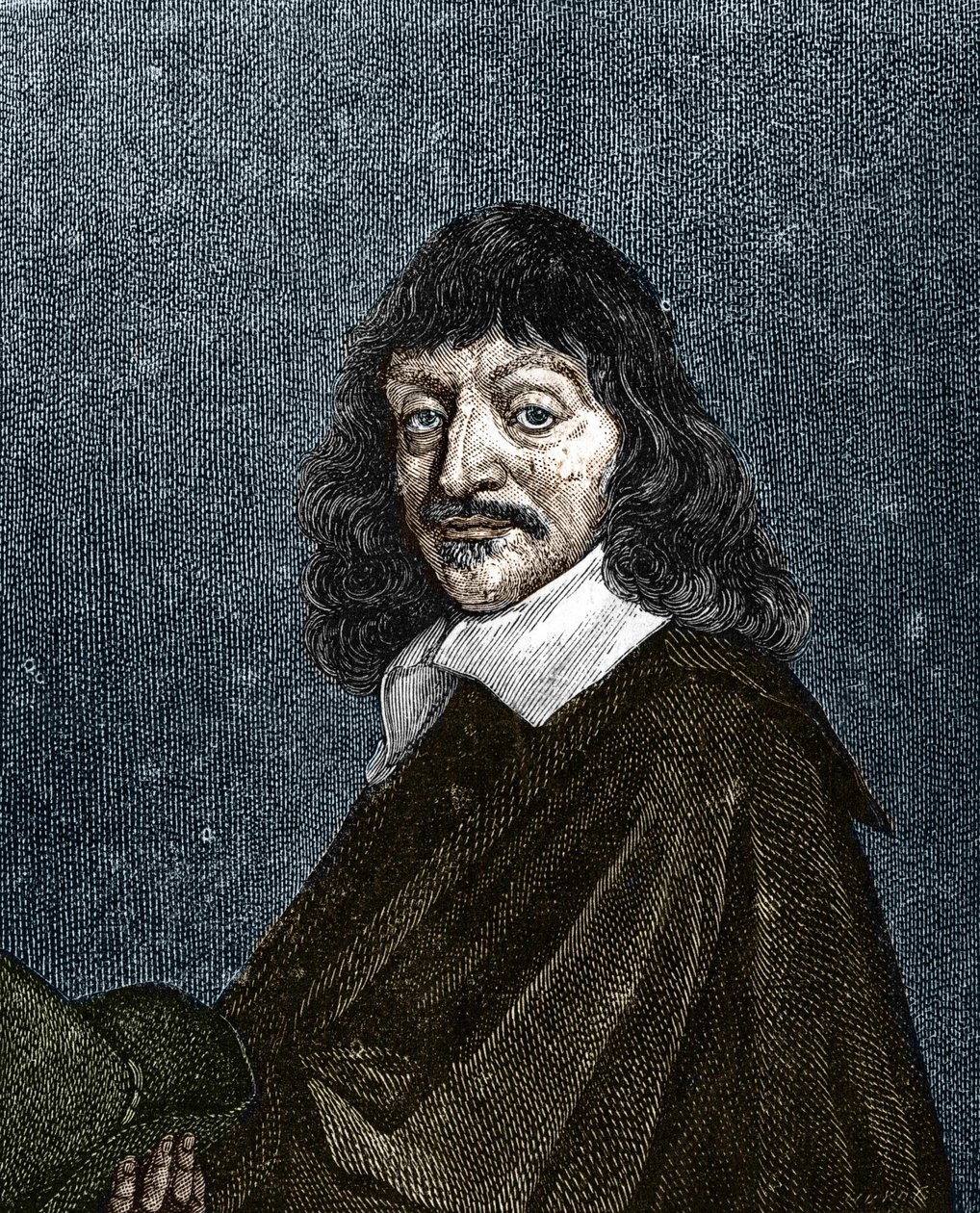 صورة رينيه ديكارت. 1596-1650. بواسطة فنان غير معروف