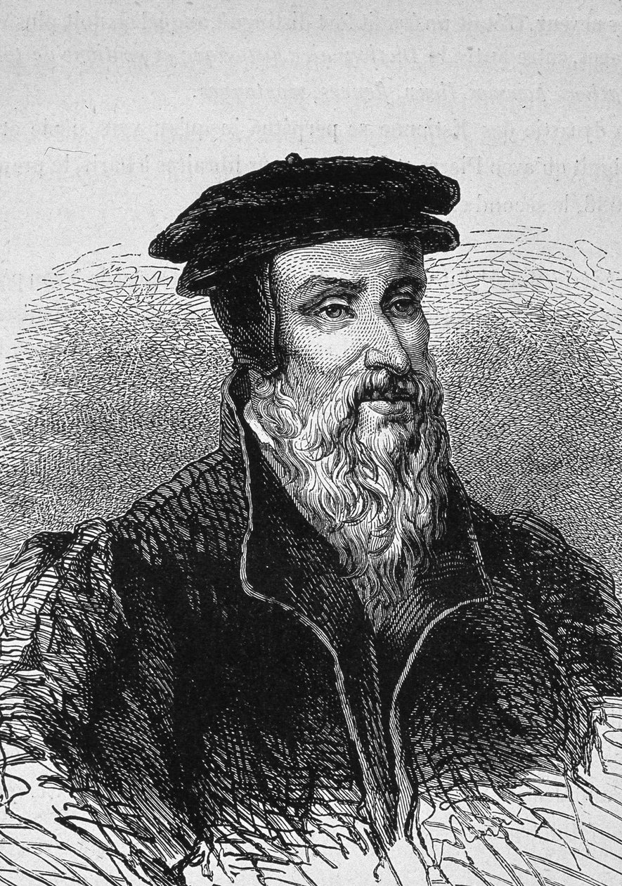 صورة لروبرت إستيان (1503 - 1559) ، طابعة فرنسية. بواسطة فنان غير معروف