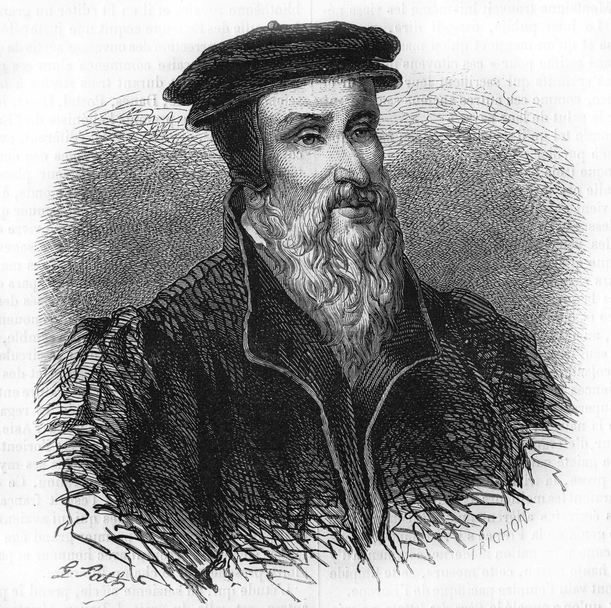 صورة لروبرت الأول إستيان (1498 - 1559) عالم إنساني وناشر وطابعة. بواسطة فنان غير معروف