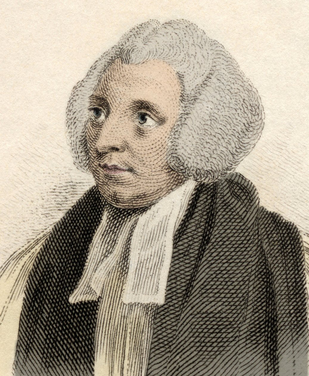 صورة لروبرت لوث (1710-1787) ، اللغة الإنجليزية ، لغوي وأستاذ الشعر في جامعة أكسفورد. نقش القرن التاسع عشر. بواسطة فنان غير معروف