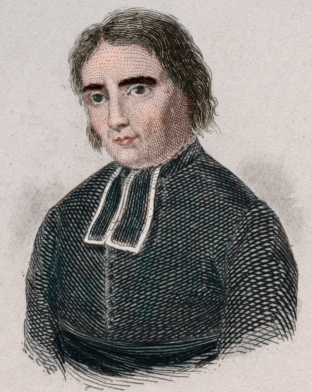 صورة لروش أمبرواز كومورون ديت لاب سيكارد ، المعلم الفرنسي (1742-1822). نقش من عام 1876. بواسطة فنان غير معروف