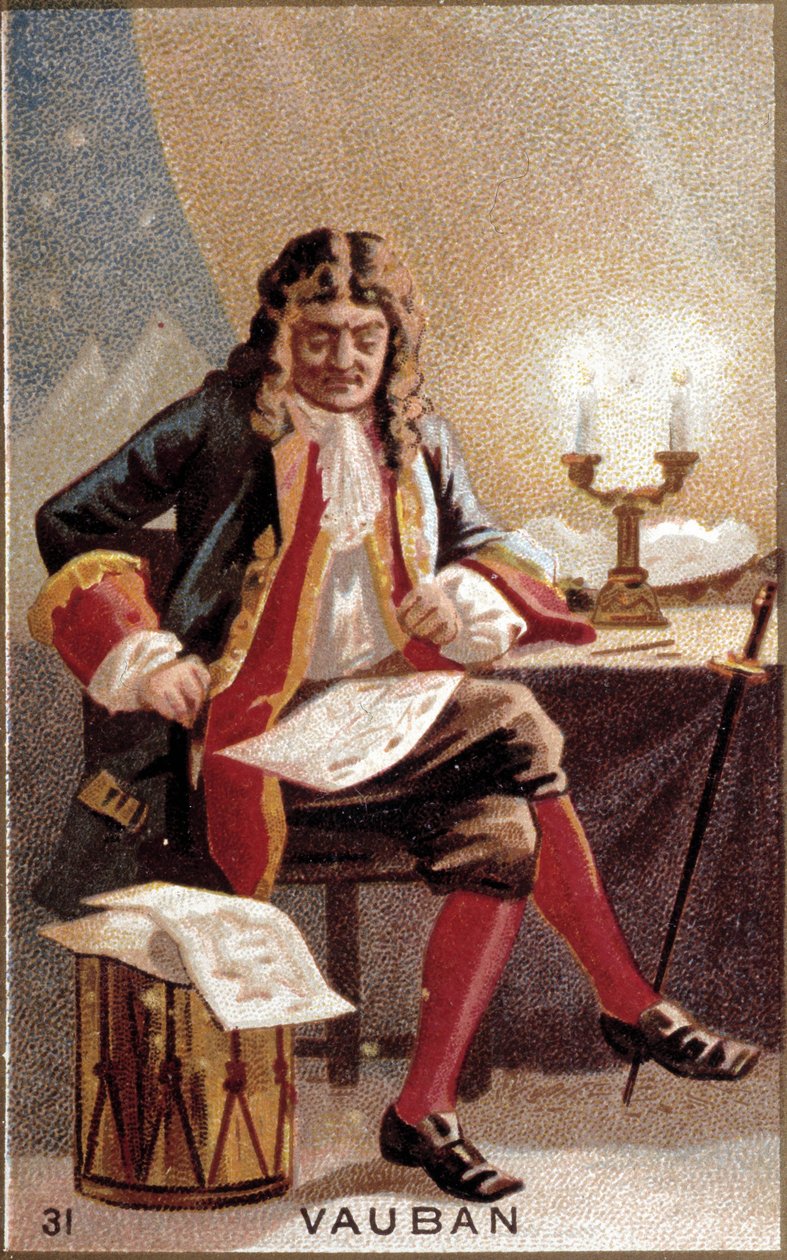صورة لسيباستيان لو بريستري دي فوبان (1633-1707) ، مارشال فرنسا. بواسطة فنان غير معروف