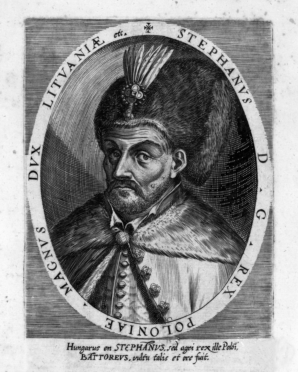 صورة لستيفن الأول باتوري (1533-1586) ، أمير ترانسيلفانيا وملك بولندا. بواسطة فنان غير معروف