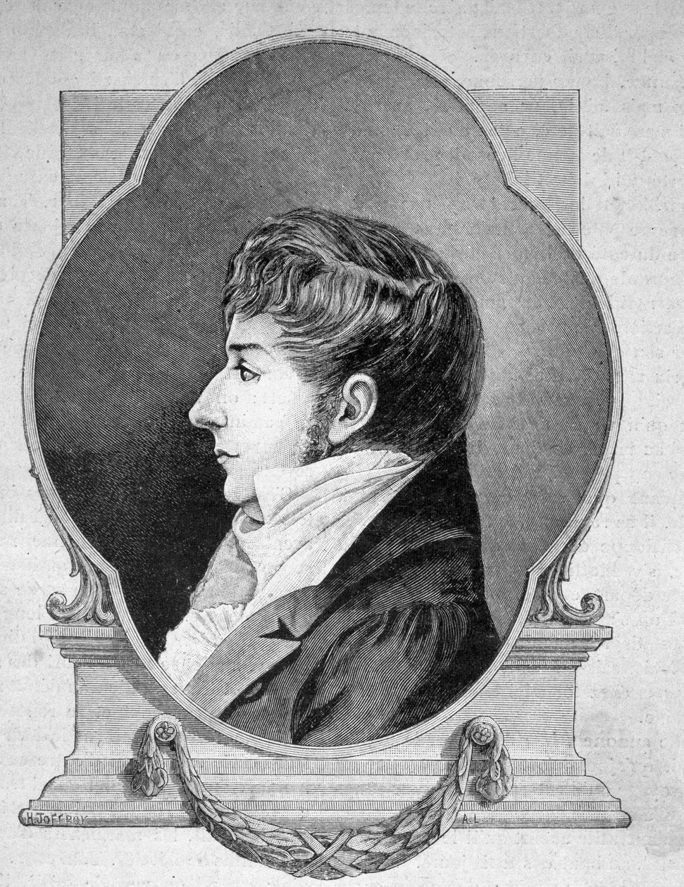 صورة شخصية توم سوفيل ، قرصان كاليزي (1777 - 1839) - في "" Les Contemporains "، في أواخر القرن التاسع عشر. بواسطة فنان غير معروف