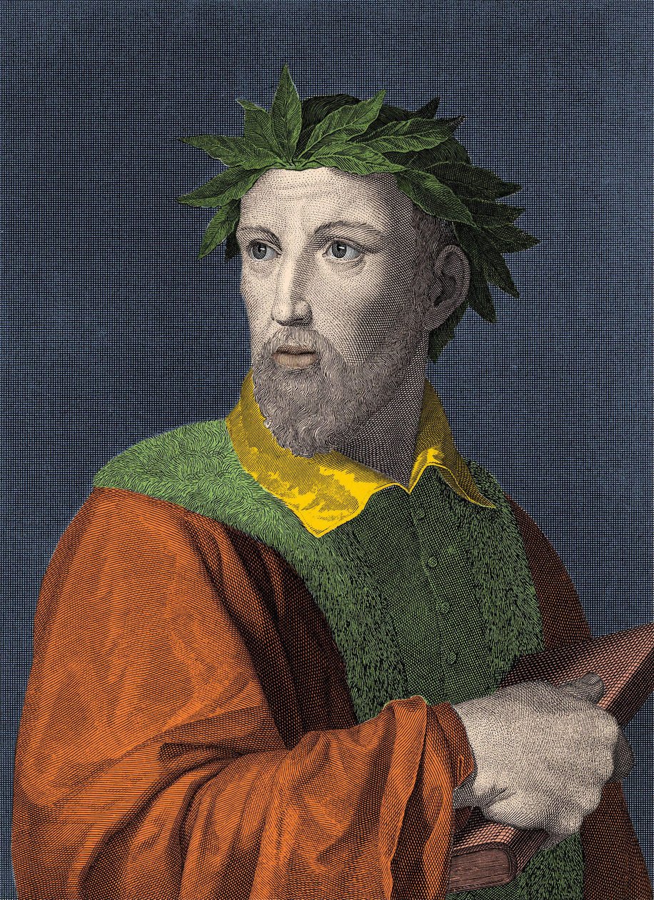 صورة توركواتو تاسو ، ديت لو موبي (1544 - 1595) شاعر إيطالي بواسطة فنان غير معروف