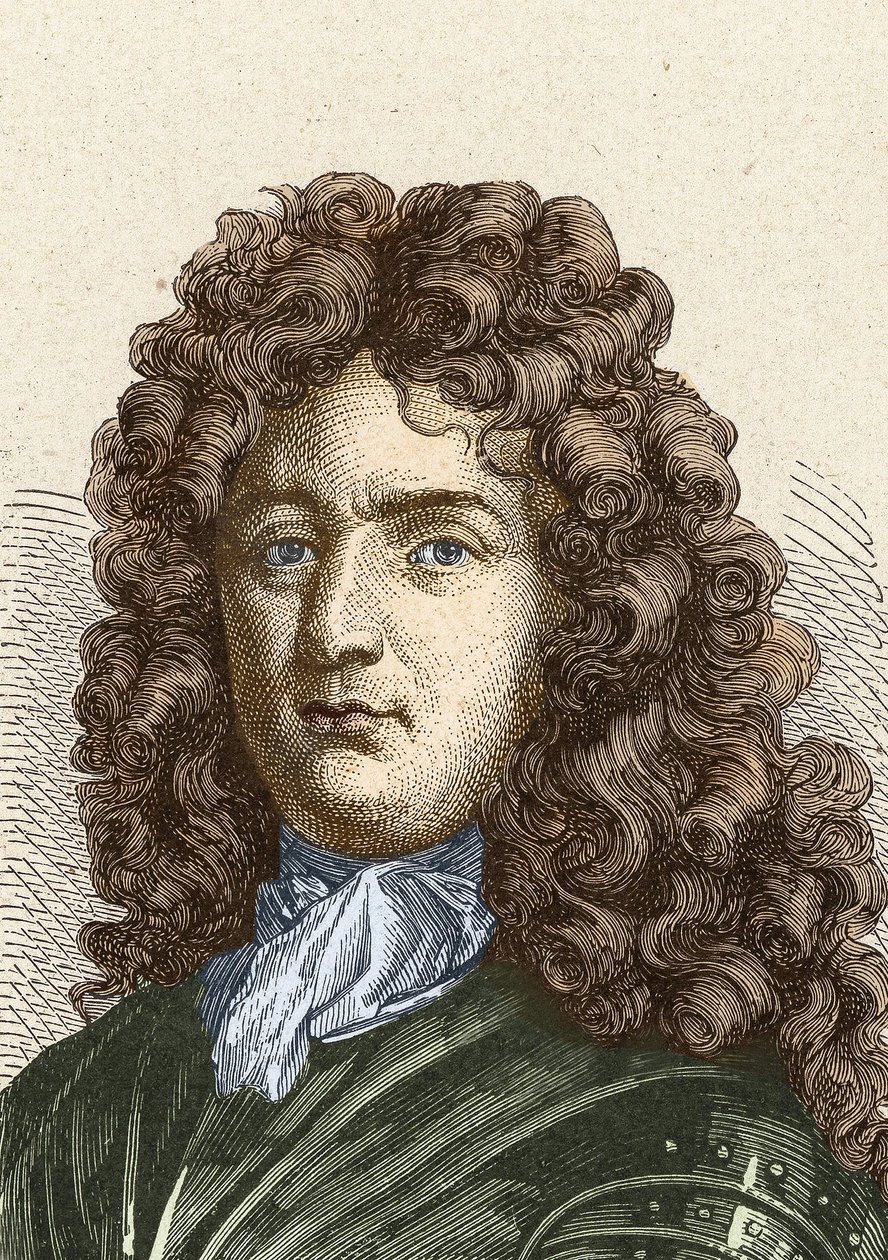 بورتريه فوبان (١٦٣٣ - ١٧٠٧). (Sébastien Le Prestre de Vauban) مشير فرنسا ومهندس عسكري بواسطة فنان غير معروف