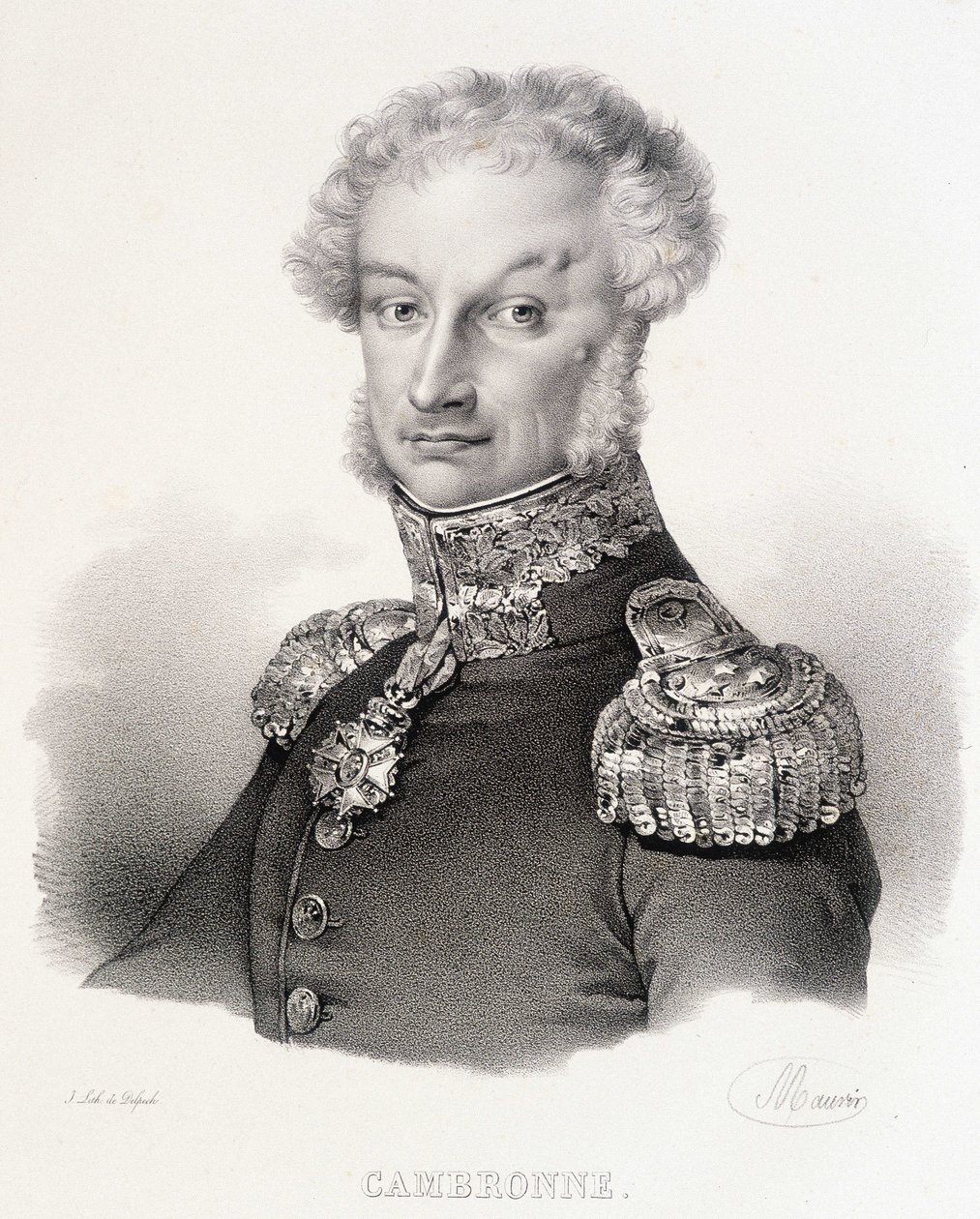 صورة للفيكونت بيير جاك إتيان كامبرون ، الجنرال الفرنسي (1770-1842). بواسطة فنان غير معروف