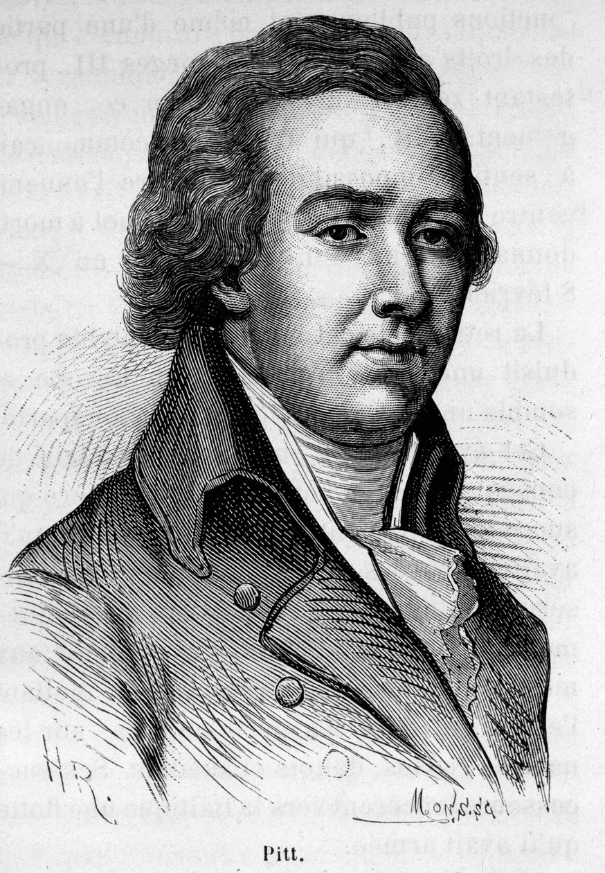 صورة وليام بيت يونغ (1759-1806) ، وزير بريطاني سابق. بواسطة فنان غير معروف