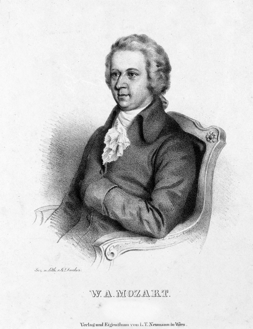 صورة ولفانغ أماديوس موزارت (1756-1791) بواسطة فنان غير معروف