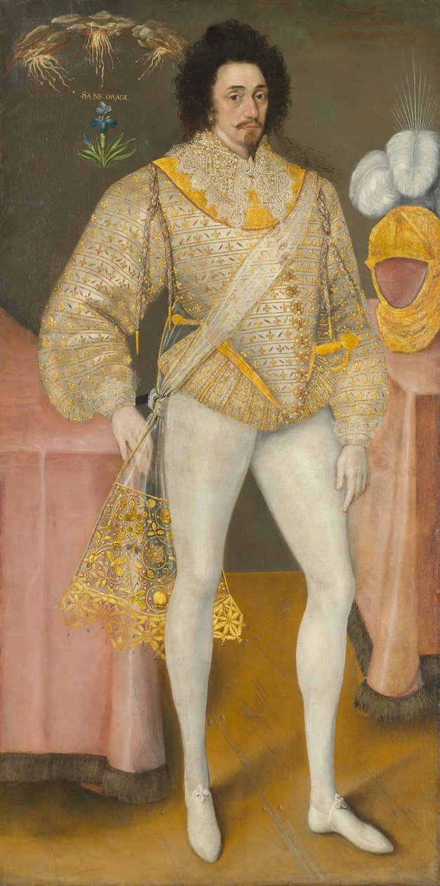صورة لرجل ، ربما السير إدوارد ستافورد (1552-1605) ، حوالي 1590 (زيت على قماش) بواسطة فنان غير معروف