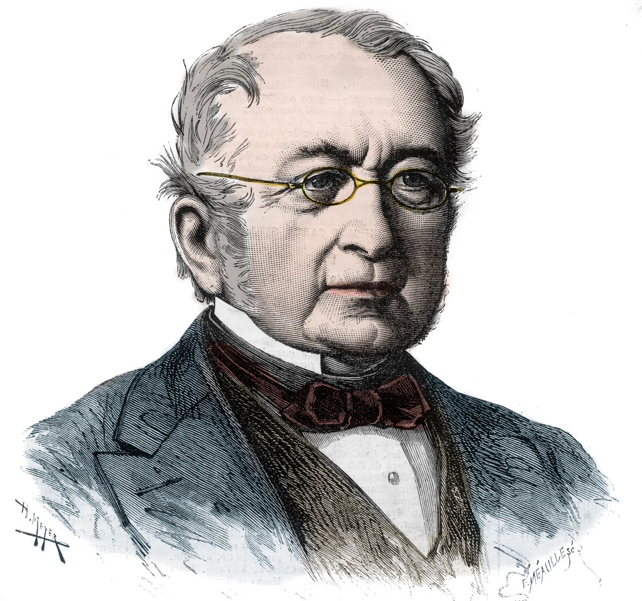 صورة المستشار الأمير ألكسندر ميخائيلوفيتش جورتشاكوف (ألكسندر جورتشاكوف) (1798-1883) - نقش عام 1868 بواسطة فنان غير معروف