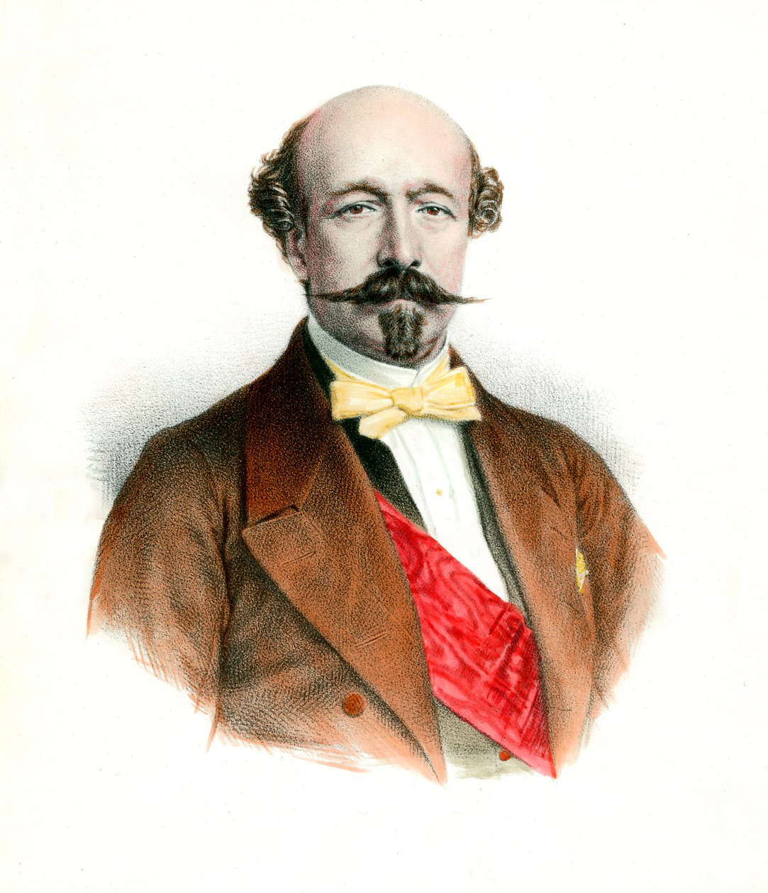صورة لدوق مورني (1811-1865) سياسي فرنسي. بواسطة فنان غير معروف