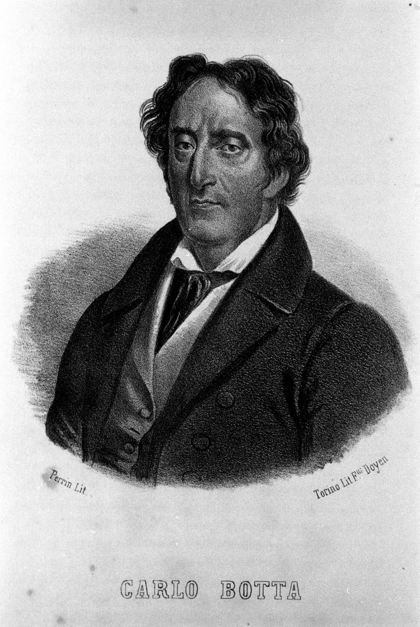 صورة للطبيب والسياسي الإيطالي كارلو بوتا (1766-1837). بواسطة فنان غير معروف