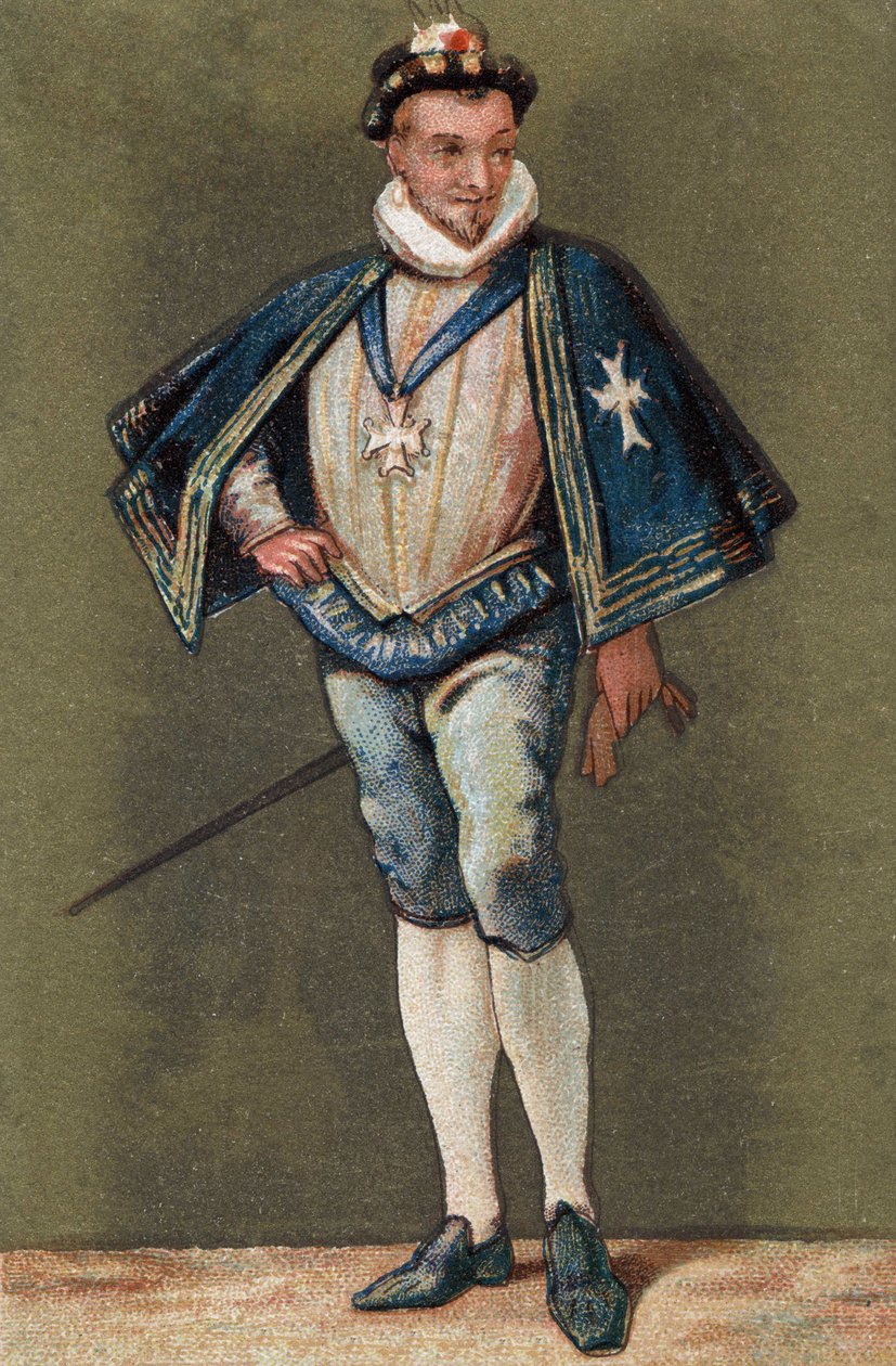صورة لملك فرنسا هنري الثالث (1551 - 1589). بواسطة فنان غير معروف