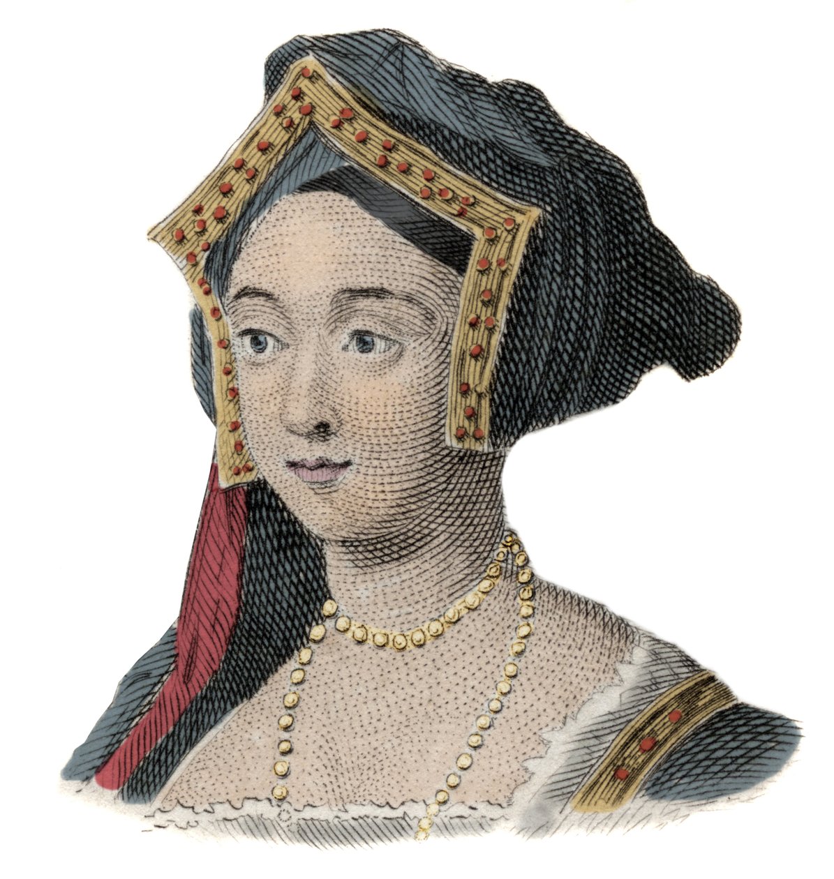 صورة لملكة إنجلترا جين (جين) سيمور (1509-1537) ، زوجة هنري الثامن بواسطة فنان غير معروف