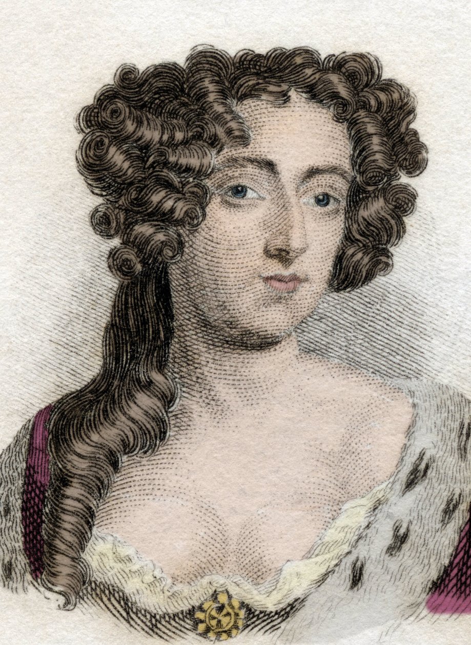 صورة لملكة إنجلترا ماري الثانية ستيوارت (1662-1694). بواسطة فنان غير معروف