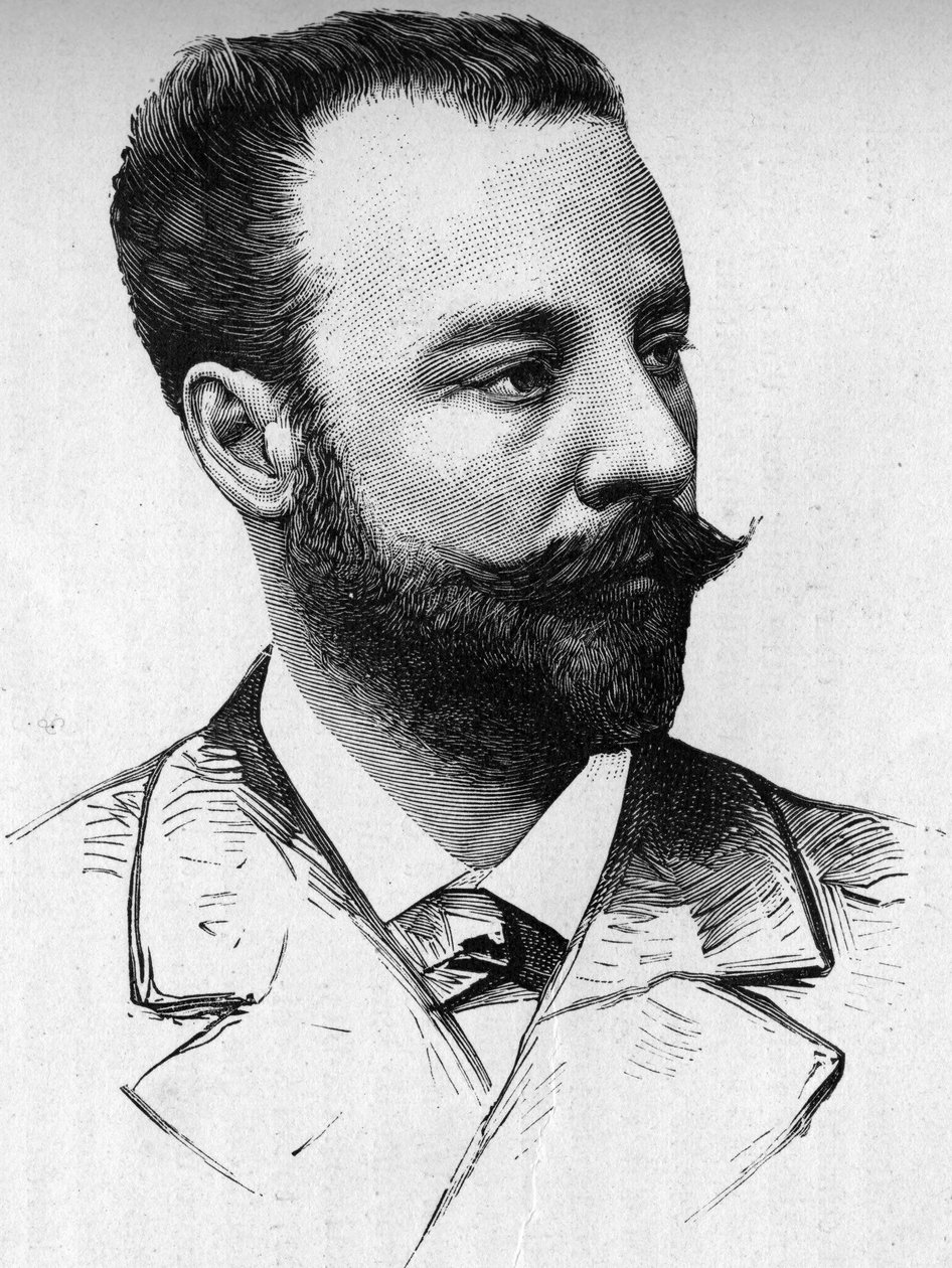 صورة للكاتب ألبرت دوري ، توفي عام 1887. بواسطة فنان غير معروف
