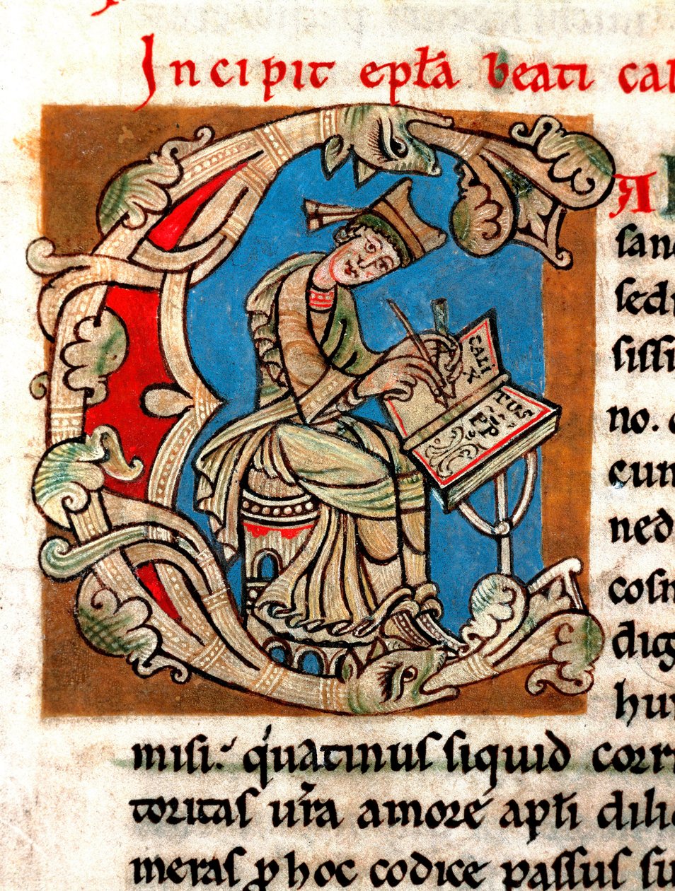 تمثيل البابا القديس كاليكست الثاني (Gui of Burgundy ، باللغة الإيطالية Guido dei Conti di Borgogna ، كاليستو الثاني بواسطة فنان غير معروف