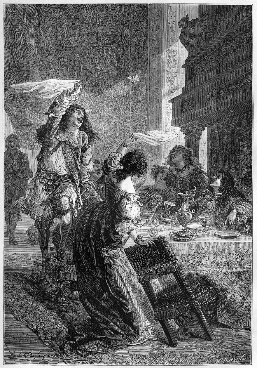 حفل الترميم - الملك تشارلز الثاني (1630-1685) مع السيدة Castlemaine (BARBARA VILLIERS ، كونتيسة Castlemaine ، دوقة CLEVELAND عشيقة تشارلز الثاني) - احتفل تشارلز الثاني بوصوله إلى عرش إنجلترا في عام 1660 مع عشيقته ، الفتى بواسطة فنان غير معروف