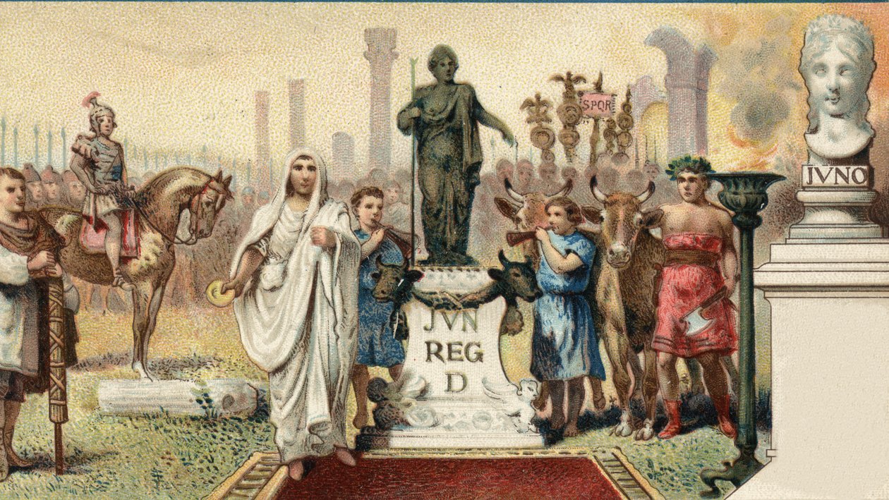 النظام السياسي الروماني. Tribune de la plebe: Caius Sempronius Gracchus (Gaio (Caio) Sempronio Gracco) (154-122 قبل الميلاد) ، رجل الدولة الروماني (الملقب بـ "Les Gracques" مع شقيقه) أنشأ للمستعمرة مدينة جديدة (Junonia) في قرطاج. اللوني ل بواسطة فنان غير معروف