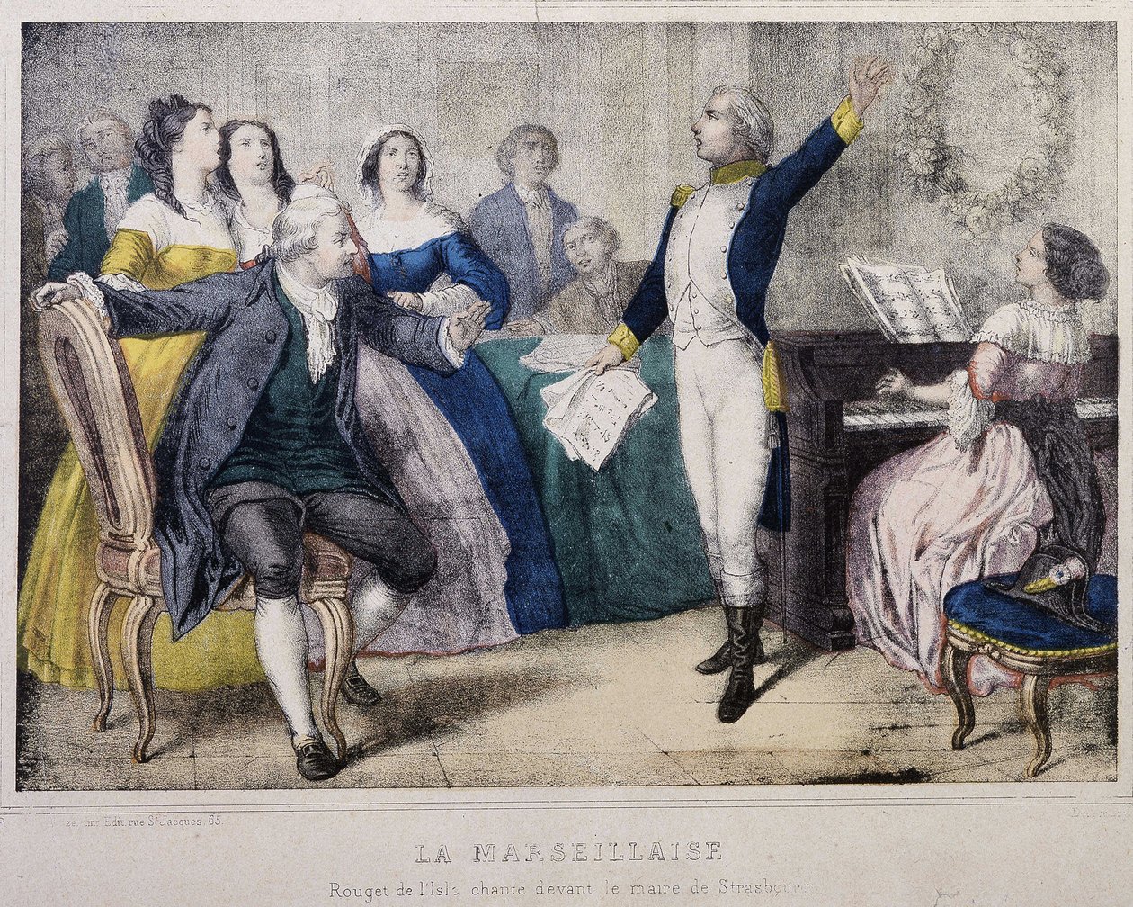 Rouget de l'Isle (Rouget de Lisle بواسطة فنان غير معروف