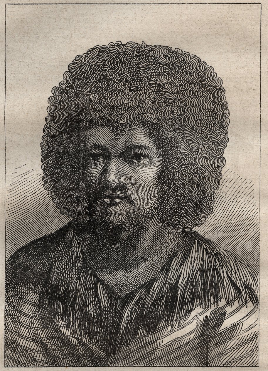 الرحلة الثانية (1772-1775) للكابتن جيمس كوك (1728-1779): صورة لأو تو (أو أيضًا) ، ملك تاهيتي - رسم توضيحي مأخوذ من "البحارة العظماء في القرن الثامن عشر" بواسطة فنان غير معروف
