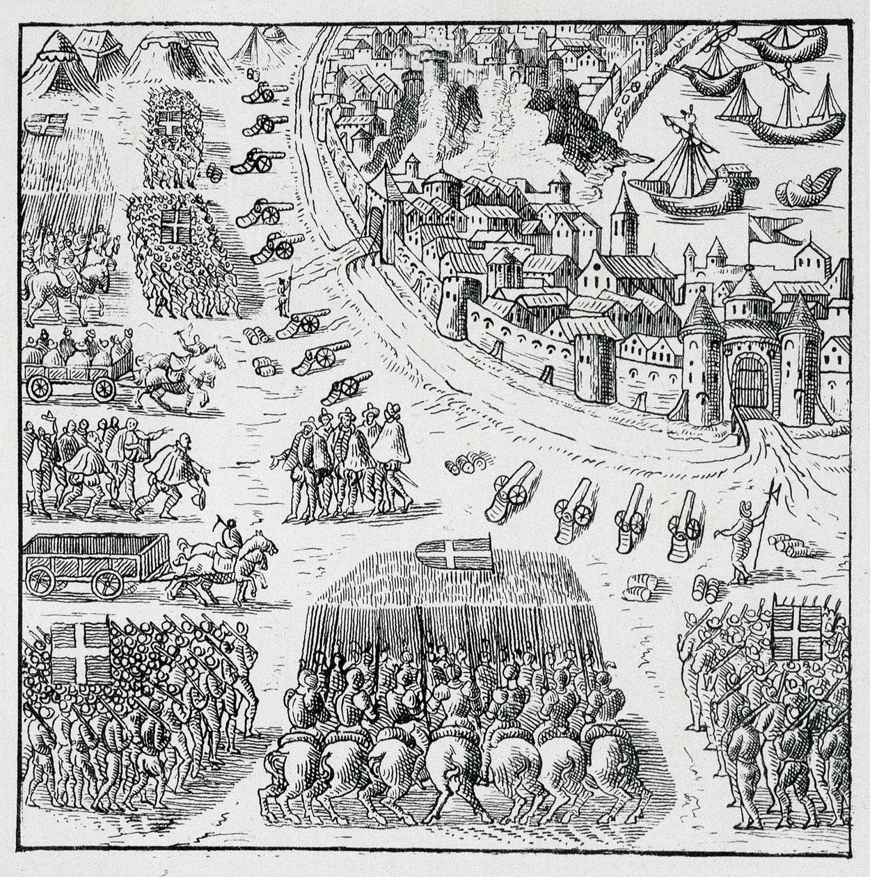 تم انتخاب دوق أنجو (هنري الثالث) ملكًا لبولندا (عام 1573) وأُجبر على الذهاب والاستيلاء على هذا التاج باستمرار ، ورفع حصار لاروشيل ، ومنح روشيللي كل ما طلبوه لأنفسهم و إلى عن على بواسطة فنان غير معروف