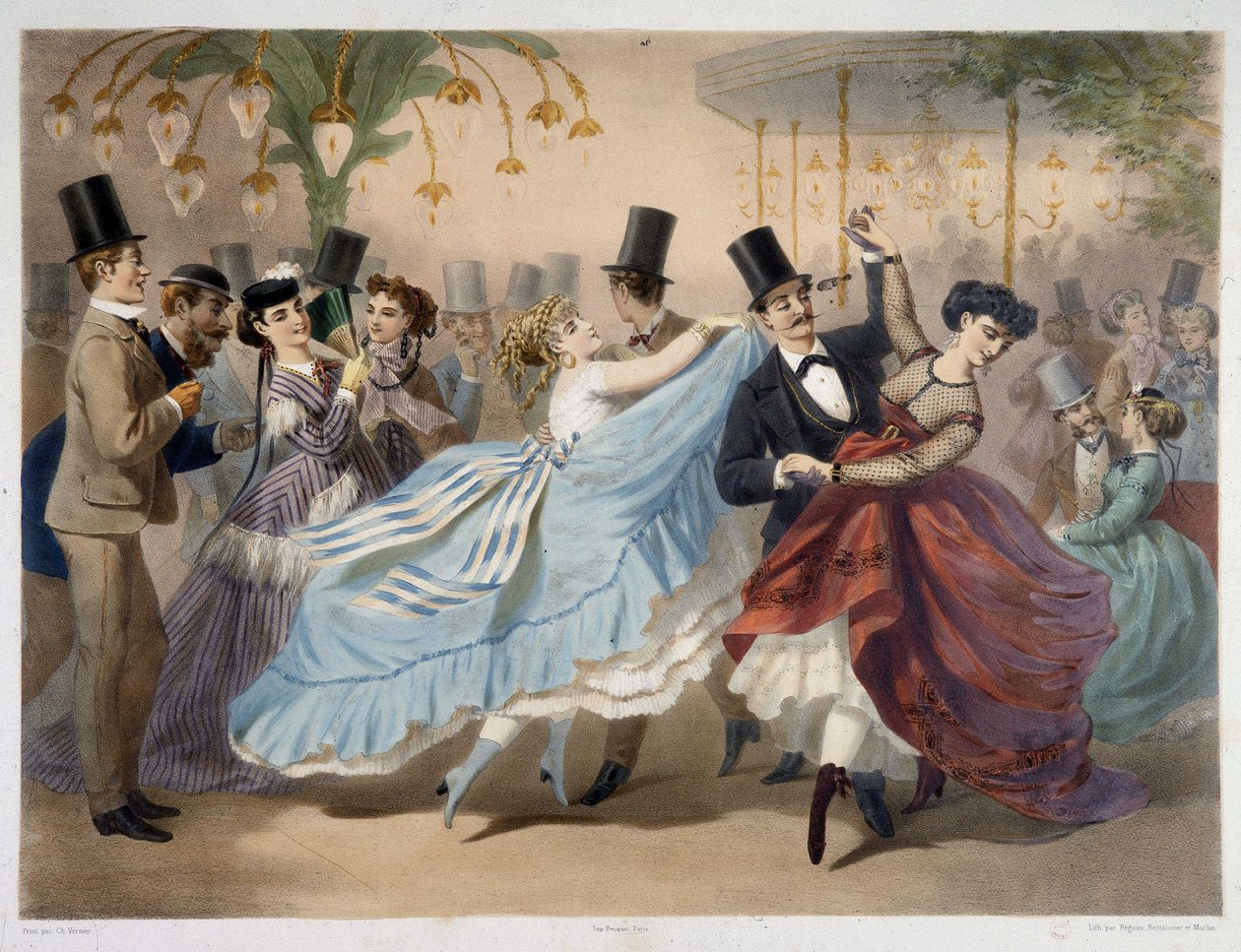 كرة مابيل ، حوالي عام 1860 بواسطة فنان غير معروف