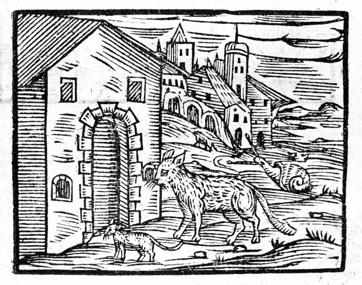 حيوانات الشيطان بقلم Francesco Guaccio Compendium Maleficarum Milan 1608 بواسطة فنان غير معروف