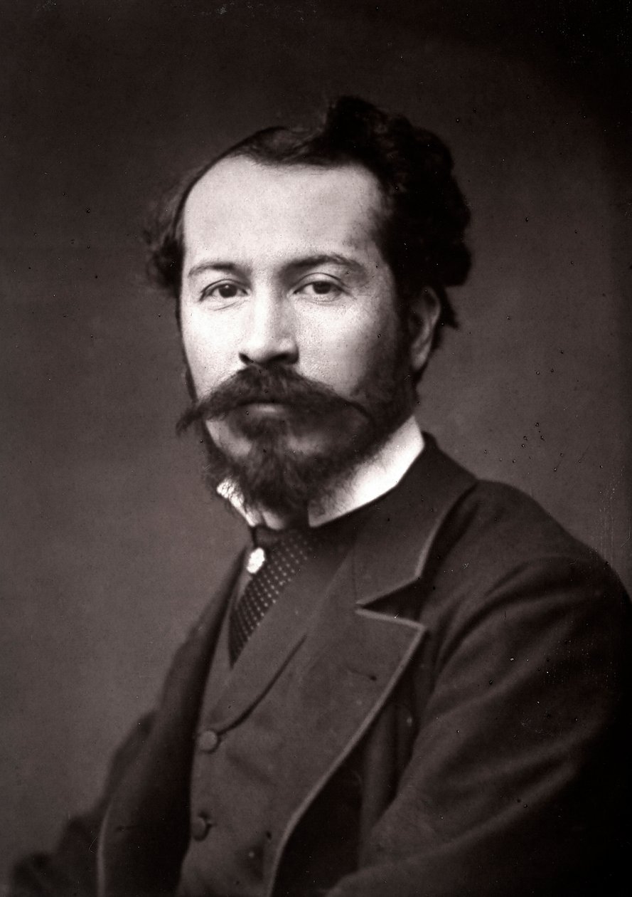 صور الفنان إدموند لويس دوبان بمناسبة صالون باريس عام 1883 بواسطة غير معروف